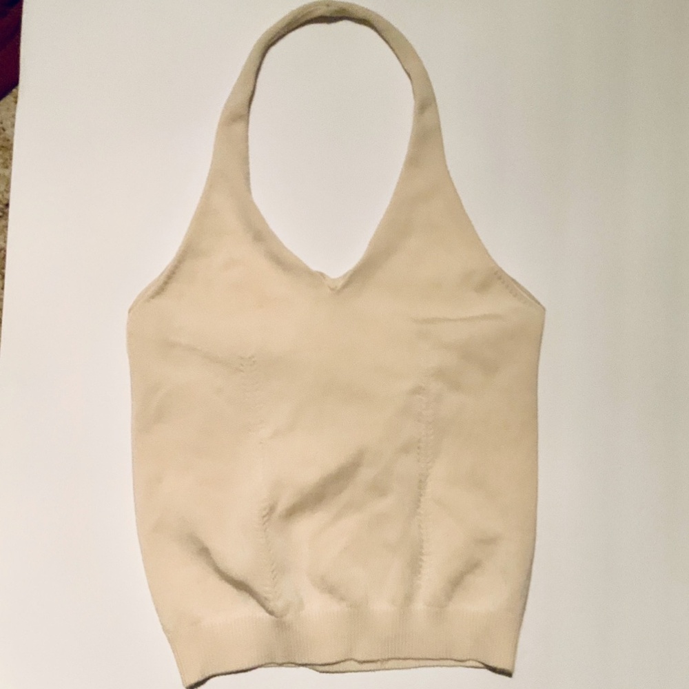80s Silk Halter Top Size Medium
